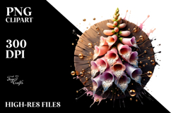 Glossy Foxglove made of PNG Product Image 2