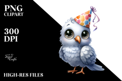 Baby Dove Standing | Watercolor Clipart Product Image 2