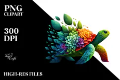 Vibrant Turtle, 20 oz Tumbler Product Image 2