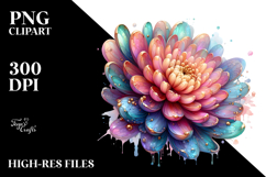 Shiny Chrysanthemum, Transparent PNG Product Image 2