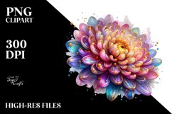 Shiny Chrysanthemum, Transparent PNG Product Image 1