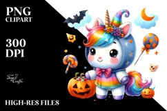 Cute Baby Unicorn Dressed for Halloween Product Image 1