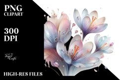 Shiny Metallic Crocus, Transparent PNG Product Image 3