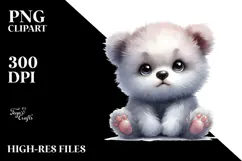 Baby Bear Watercolor PNG Product Image 2