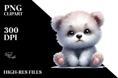 Baby Bear Watercolor PNG Product Image 2