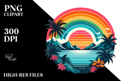 Tropical Rainbow, 20 oz Tumbler PNG Product Image 2