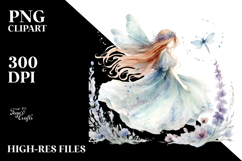 Washed Watercolor Boho Fairy, Transparent PNG Product Image 2