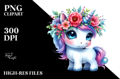 Expressive Unicorn, Style, Transparent PNG Product Image 2