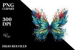 Abstract Butterfly PNG Product Image 1