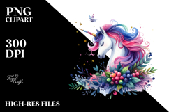 Vibrant Unicorn Halloween Scenery in Style Product Image 2