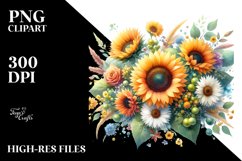 Vibrant Sunflower PNG Product Image 3