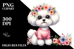 Bichon Frise Funny Haircut Clipart Product Image 3