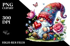 Detailed Valentines Gnome Hat PNG Product Image 2