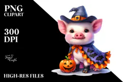 Halloween Pig, Style, Transparent PNG Product Image 2