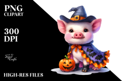 Halloween Pig, Style, Transparent PNG Product Image 2