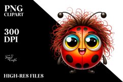 Colorful Small Baby Ladybug | Clipart Product Image 3