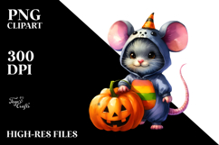 Cute Halloween Mouse, 20 oz Tumbler Product Image 2