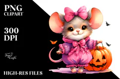 Cute Halloween Mouse, 20 oz Tumbler Product Image 2