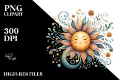 Whimsical Sun PNG Product Image 2