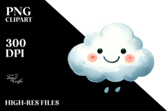 Smiling Cloud, Transparent PNG Product Image 2
