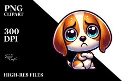 Crazy Looking Baby Beagle Clipart Product Image 1