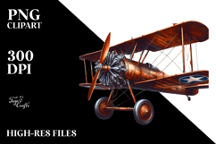 Rusted Biplane with Stars, 20 oz Tumbler PNG Product Image 2