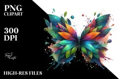 Abstract Butterfly PNG Product Image 1
