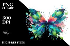 Abstract Butterfly PNG Product Image 3