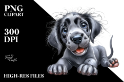 Happy Baby Great Dane PNG Product Image 2