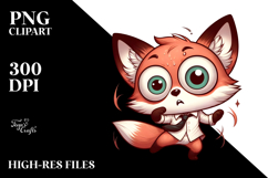 Cute Fox Vector Art PNG Product Image 2