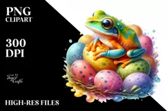 Vibrant Baby Frog PNG Product Image 2