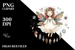 Boho Excited Fairy PNG Product Image 2