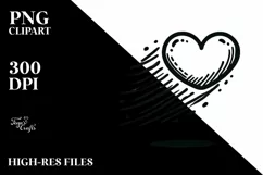 Cartoon Heart, Transparent PNG Product Image 2