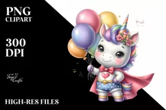 Cute Baby Unicorn Poses as Hero Product Image 3