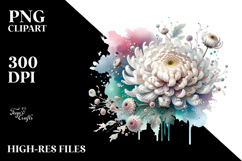 Chrysanthemum, Colorful PNG Product Image 2