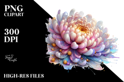 Vibrant Chrysanthemum, Transparent PNG Product Image 2