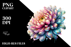 Vibrant Chrysanthemum, Transparent PNG Product Image 2