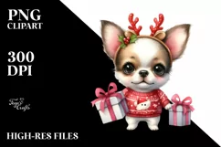 Expressive Baby Chihuahua PNG Product Image 1
