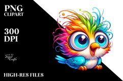 Colorful Small Baby Finch | Clipart Product Image 1