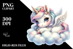 Cute Baby Unicorn Lofty Cloud Product Image 2