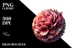 Glossy Carnation Material | Sublimation Clipart Product Image 3