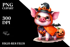 Halloween Pig, Style, Transparent PNG Product Image 2