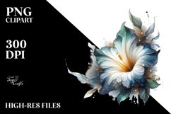 Abstract Glossy Morning Glory Clipart Product Image 1