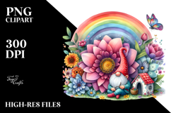 Gnome House Made of Large Flower Product Image 2
