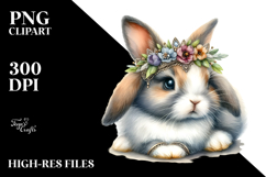 Adorable Baby Bunny PNG Product Image 2