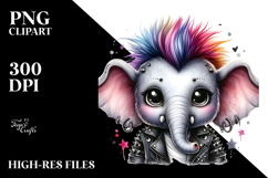 Cute Baby Elephant PNG Product Image 2