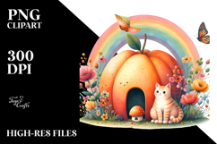 Gnome House Made of Large Fruit Product Image 2