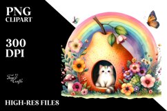 Gnome House Made of Large Fruit Product Image 3