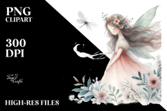 Whimsical Fairy Illustration, High-Res PNG Product Image 2