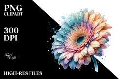 Vibrant Pastel Gerbera PNG Product Image 1